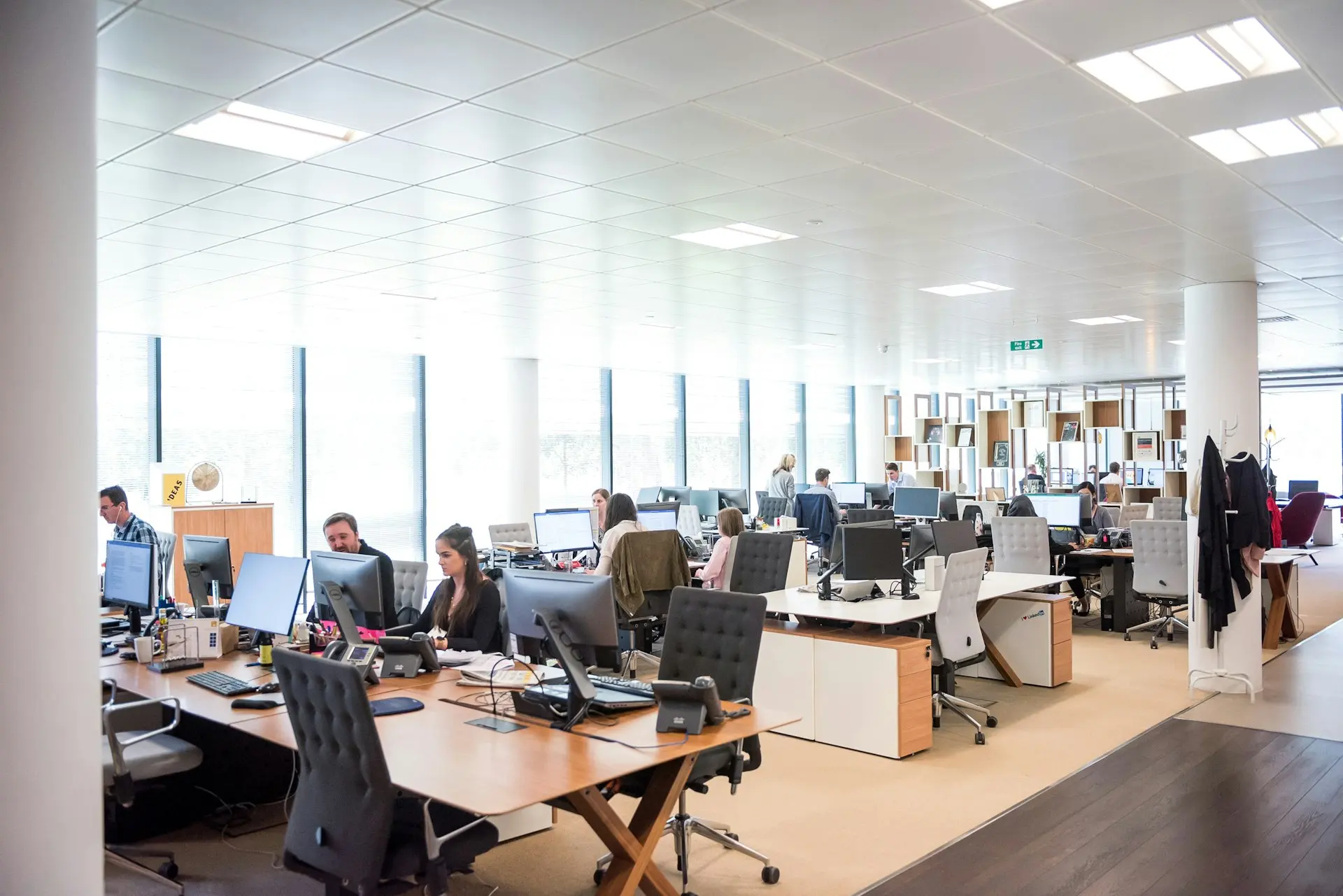 Open-plan office
